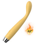 Heating Vibrator for Women – 10 Frequencies, Slim Design, Life Waterproof, Food-Grade Silicone, Quiet Adult Toy with Warming Mode