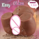 BBW Curve 8LB Life-Size Butt Masturbator for Men – Realistic Plump Labia, Dual Channels (Vagina + Anal), Super Suction, 3D Multi-Layer Texture, Heavy-Duty Male Adult Toy - Image 3