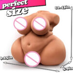 BBW Spank Sex Doll for Men – Realistic Curvy BBW Torso, Dual Channels (Vagina + Anal), Droplet Tits & Lifelike Vagina, Plump Figure with Hot Curves, Male Adult Toy - Image 2